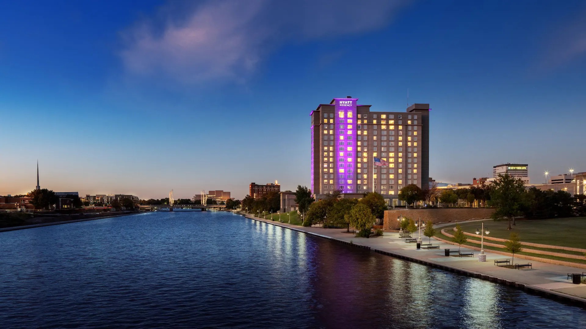 Hyatt Regency Wichita night