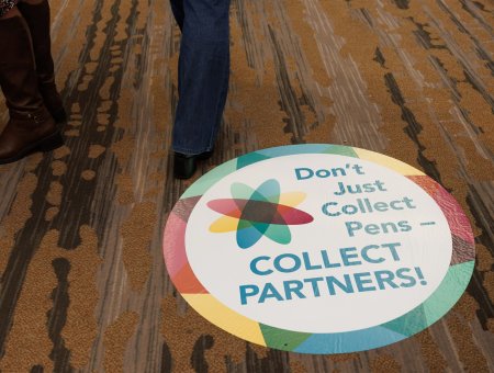 Collect Partners floor sticker
